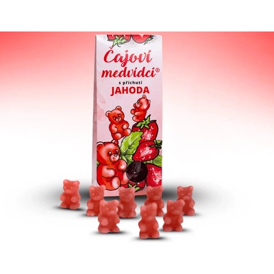 Lipoo Čajové medvedíky jahoda 50 g