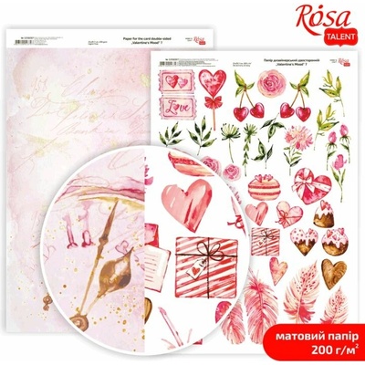 Scrapbookingové papíry Love Mood A4 - No. 7
