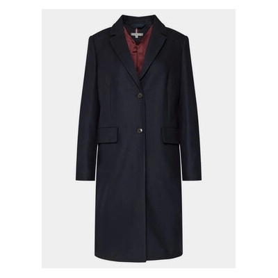 Tommy Hilfiger Вълнено палто Classic Light Wool Blend Coat WW0WW41662 Тъмносин Regular Fit (Classic Light Wool Blend Coat WW0WW41662)