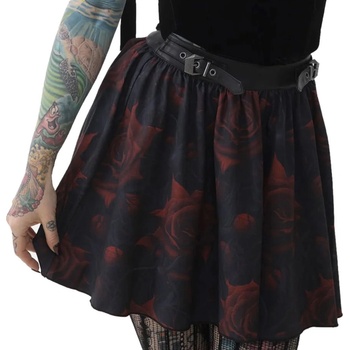 KILLSTAR дамска пола KILLSTAR - Blood Rose - черно/червено - KSRA011495