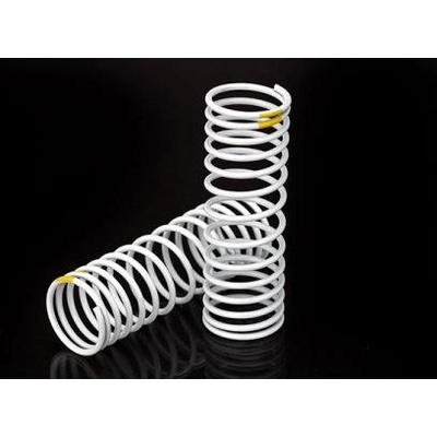 Traxxas пружина амортисьора предна прогресивна +20% жълта (2)