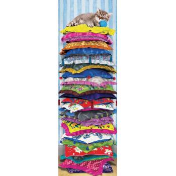 Image 1 of EUROGRAPHICS - Puzzle Fluffy Kitty on Pillows - 1 000 piese