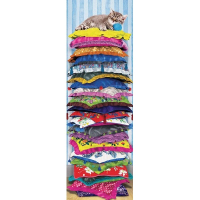 EUROGRAPHICS - Puzzle Fluffy Kitty on Pillows - 1 000 piese