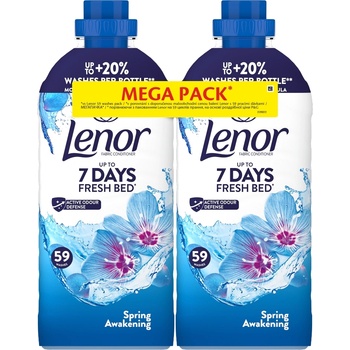 Lenor Омекотител за тъкани Lenor Spring двоен пакет 2 x 1239 мл/118 бр