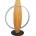 Polux Led настолна лампа melisa led/10w/230v от бор (sa2446)