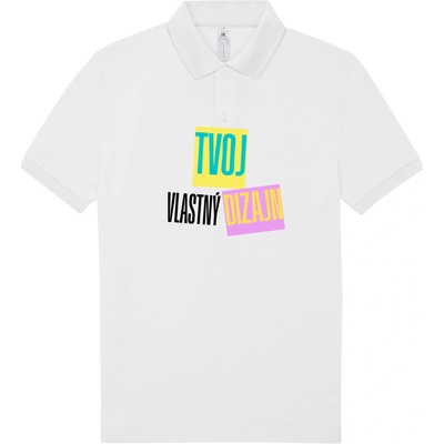 Stymio polokošeľa na mieru tvoj text, tvoj obrázok, tvoja story biela