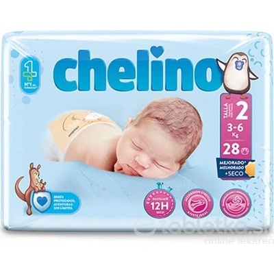 CHELINO T2 3-6 kg s dermo ochranou 28 ks