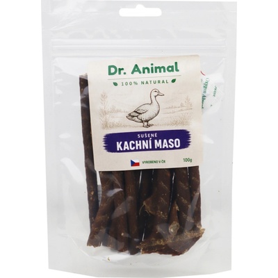 Dr. Animal pochoutka Kachní maso tyčky 100 g