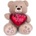 Amek Toys ПЛЮШЕНО МЕЧЕ СЪС СЪРЦЕ БЕЖОВО 24 СМ