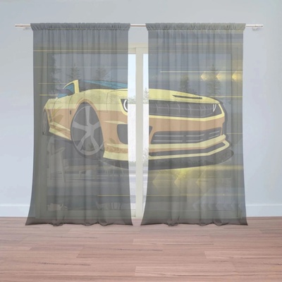 Sablio Záclony Chevrolet Camaro Pruhy: 2ks 150x250cm