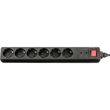 Xmart Разклонител XMART GNB-06K 1.5m Switch Black (3800202092462)