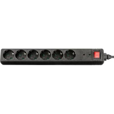 Xmart Разклонител XMART GNB-06K 1.5m Switch Black (3800202092462)
