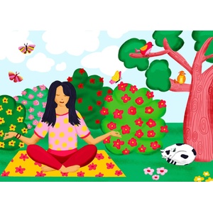 Enjoy - Puzzle Yoga in the Park - 1 000 piese