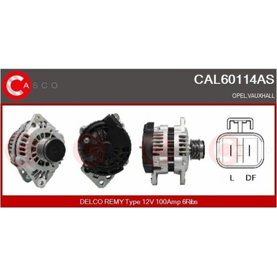 ALTERNATOR 12V 100A CAL60114AS