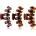 Brushworks Tortoiseshell Claw Clips щипка за коса 3 бр