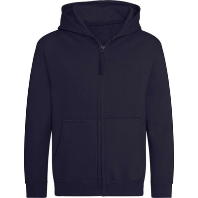 Just Hoods dětská mikina na zip College FRA námořnická modrá