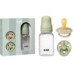 BIBS Подаръчен сет BIBS - Baby Sprinkle, бутилка, 150 ml + 2 залъгалки, 0-6 м, Sage (7500145) - baby