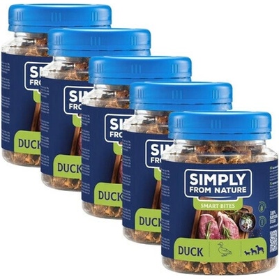 SIMPLY FROM NATURE Smart Bites Tréningové maškrty z kačacieho mäsa 5 x 130 g