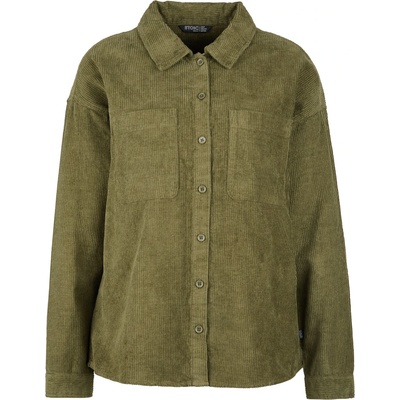 Stoic Дамска риза с копчета Stoic Women's MMXX. Selja Cord Shirt - Olive Green - размер XS (133-1347-0211)