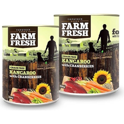 Topstein Farm Fresh kengura a brusnice 800 g