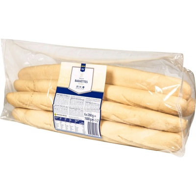 METRO Chef Bagety světlé 6 x 280 g – Zboží Dáma METRO Chef Bagety světlé 6 x 280 g – Zboží Dáma