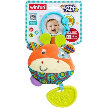 WinFun Плюшена дрънкалка крава Little Pals (1010346F)
