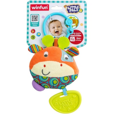 WinFun Плюшена дрънкалка крава Little Pals (1010346F)