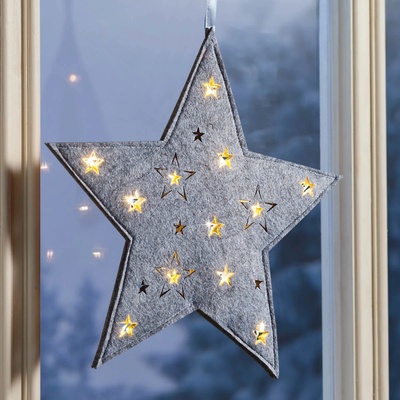 Weltbild LED Závesná hviezda Krystal