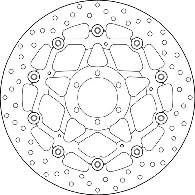 Predný brzdový kotúč Brembo CAGIVA 125 RAPTOR 2004 - 2006