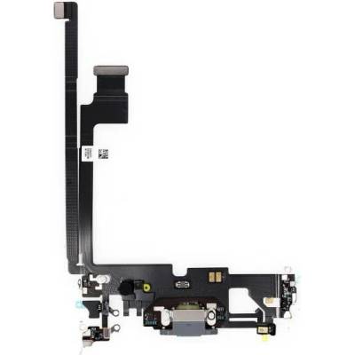 AppleKing nabíjecí a audio flex konektor pro iPhone 12 Pro Max - černý