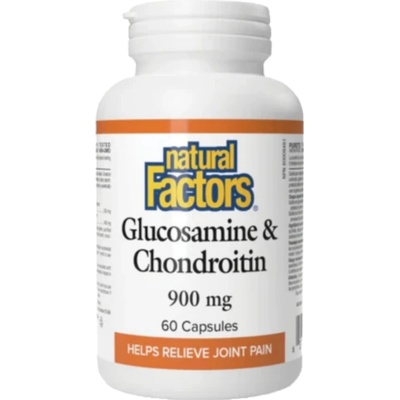 Natural Factors Glukozamín + chondroitín 900 mg 60 kapsúl