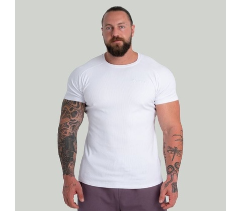 STRIX Ribbed Tee White