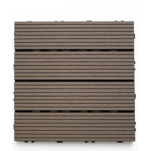 Effector WPC декинг плочи JE-D1 A1, Светло кафе, 30 x 30 x 2 см (3541415)