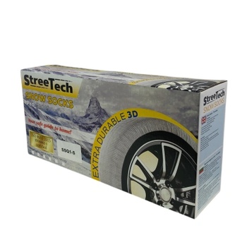 Image 1 of Текстилни вериги за сняг Streetech Pro Series - бял цвят - размер XS - 2бр