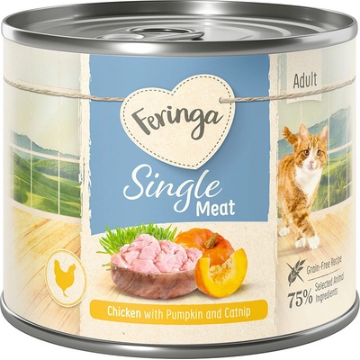Feringa Single Meat Menu kuracie s tekvicou a mačacou mätou 6 x 200 g