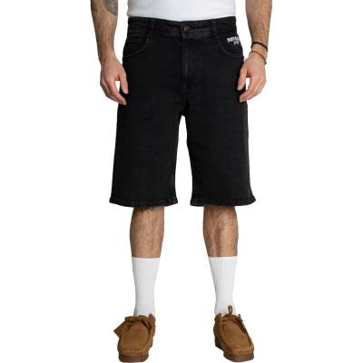 HOME BOY къси панталони унисекс HOME BOY - x-tra Baggy - Denim - Washed Black - 01SH0384 WASHED BLACK-84