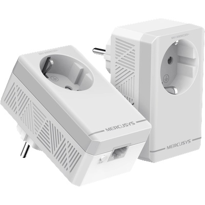 Стартов комплект Powerline адаптери Mercusys MP300P, AV600 - MP300P KIT (MP300P KIT)