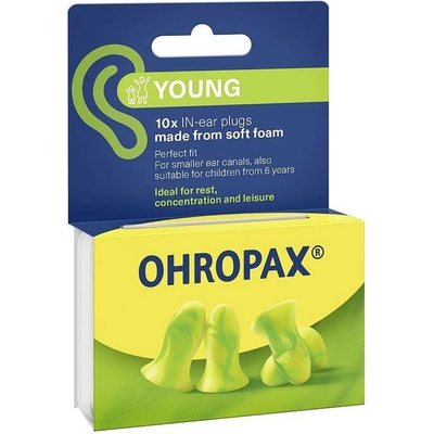 Ohropax Chránič sluchu YOUNG 10 ks