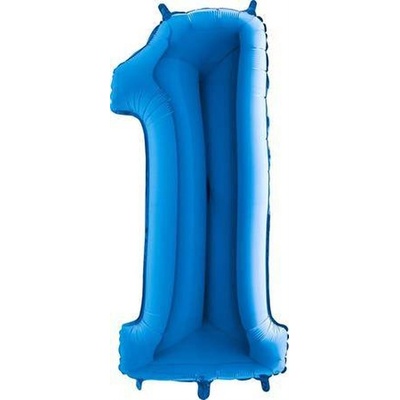 Smart balloons Balón fóliový číslo modré 1