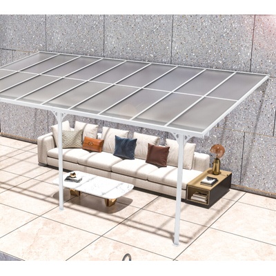 Westmann Bruce 556 hliníková pergola k stene 300x556x27 cm , biela SI06108W