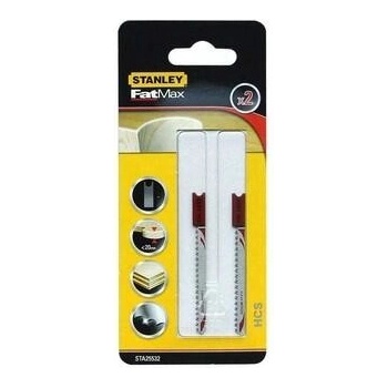 Stanley STA25532-XJ Pilové listy do dřeva HCS uchycení U vykružovací tl. < 20 mm rozteč 1,35 mm 2 ks