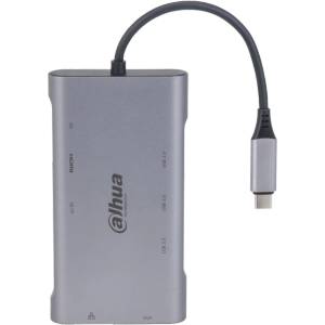 Dahua TC39, 9-в-1 USB-C, HDMI 4K@30Hz, VGA 1080p@30Hz, RJ45 1G
