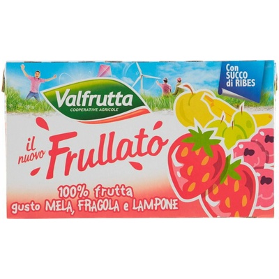Valfrutta džús jablko jahoda a malina 3 x 125 ml