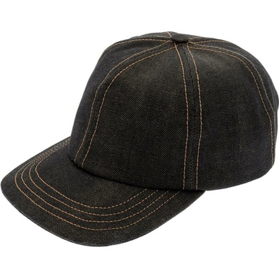 CTH Ericsson Bavlněná z organické džínoviny Ball Cap Organic Denim Black