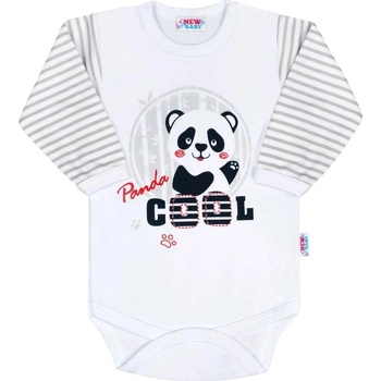 NEW BABY Dojčenské body s dlhým rukávom New Baby Panda