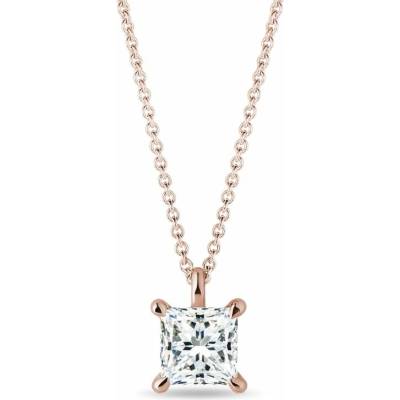 Klenota Náhrdelník s laboratorním diamantem v brusu princess N0877754