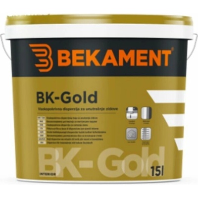 Bekament Omyvatelná interiérová barva bílá BK-Gold 3 l