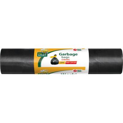 Paclan Торби за отпадъци Paclan - Bee Smart, 240 l, 10 броя, черни (HGFP174)