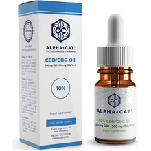 Alpha CAT CBD:CBG Konopný olej 10% 10 ml 500:500 mg