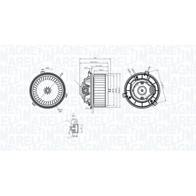 MAGNETI MARELLI vnitřní ventilátor 069412363010